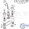 Ideal Standard Sandringham X Handle Bath Shower Mixer Tap Spare Parts
